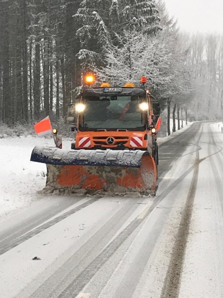 Der Winter kann kommen. Das Team des Kreisbauhofs gut auf Eis, Schnee und Glätte vorbereitet 